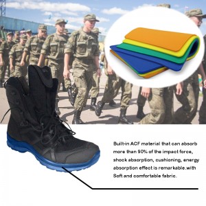 Stivali da combattimento tattici dell'esercito militare Protezione contro gli impatti della caviglia Materiali dell'inserto （ACF）
