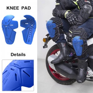 Guarnizione integrata (ACF) per ginocchiere per appassionati di motociclette